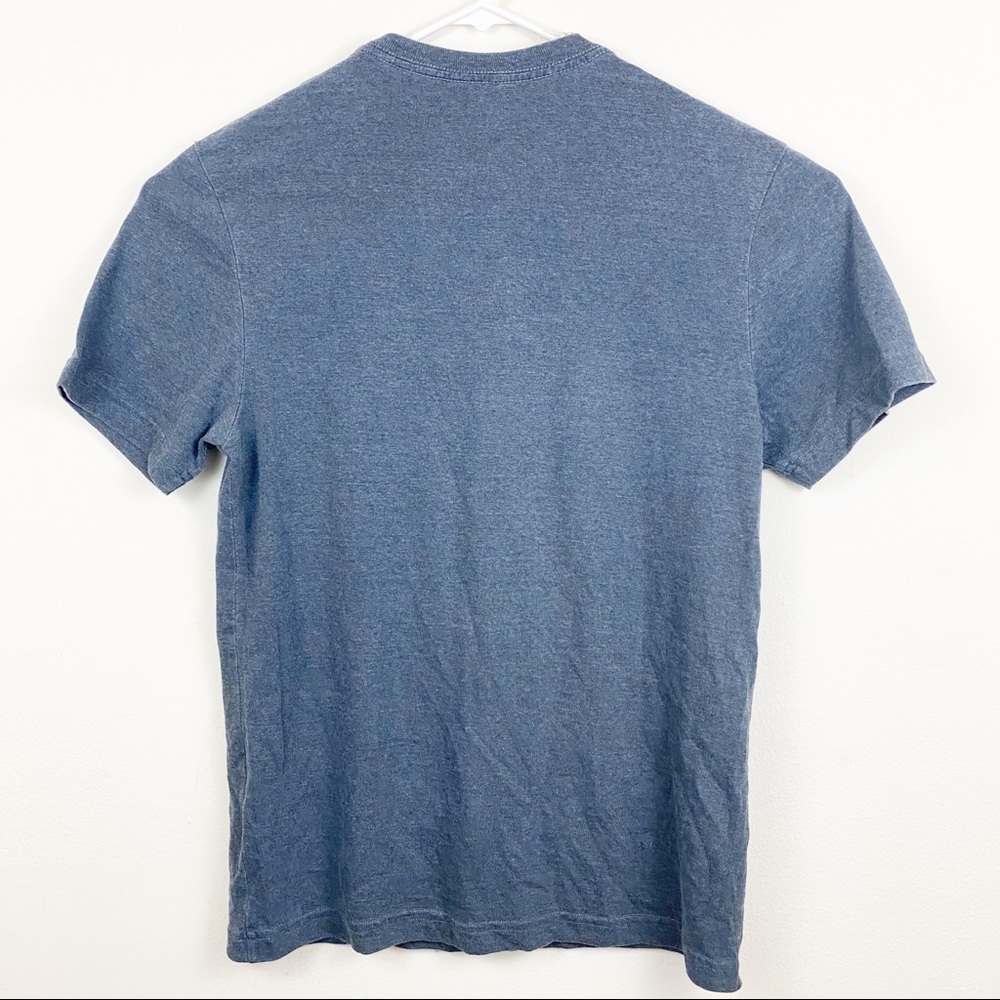 J. Crew Knit Goods Blue Crew Neck Tee Shirt Small - Picture 2 of 3